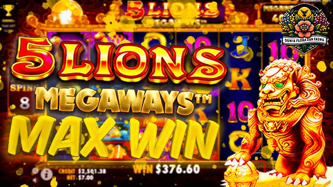 5 Lions Megaways: Slot Dinamis dengan Jackpot yang Menggoda!