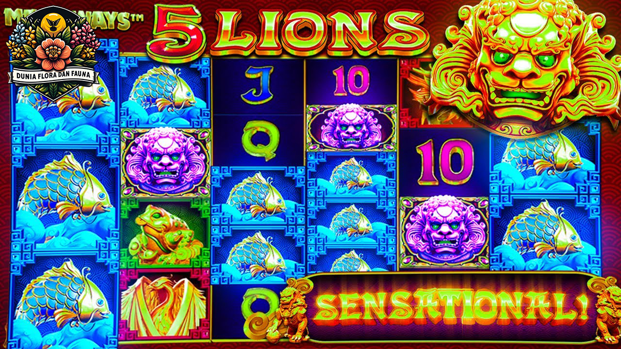 5 Lions Megaways: Slot Dinamis dengan Jackpot yang Menggoda!