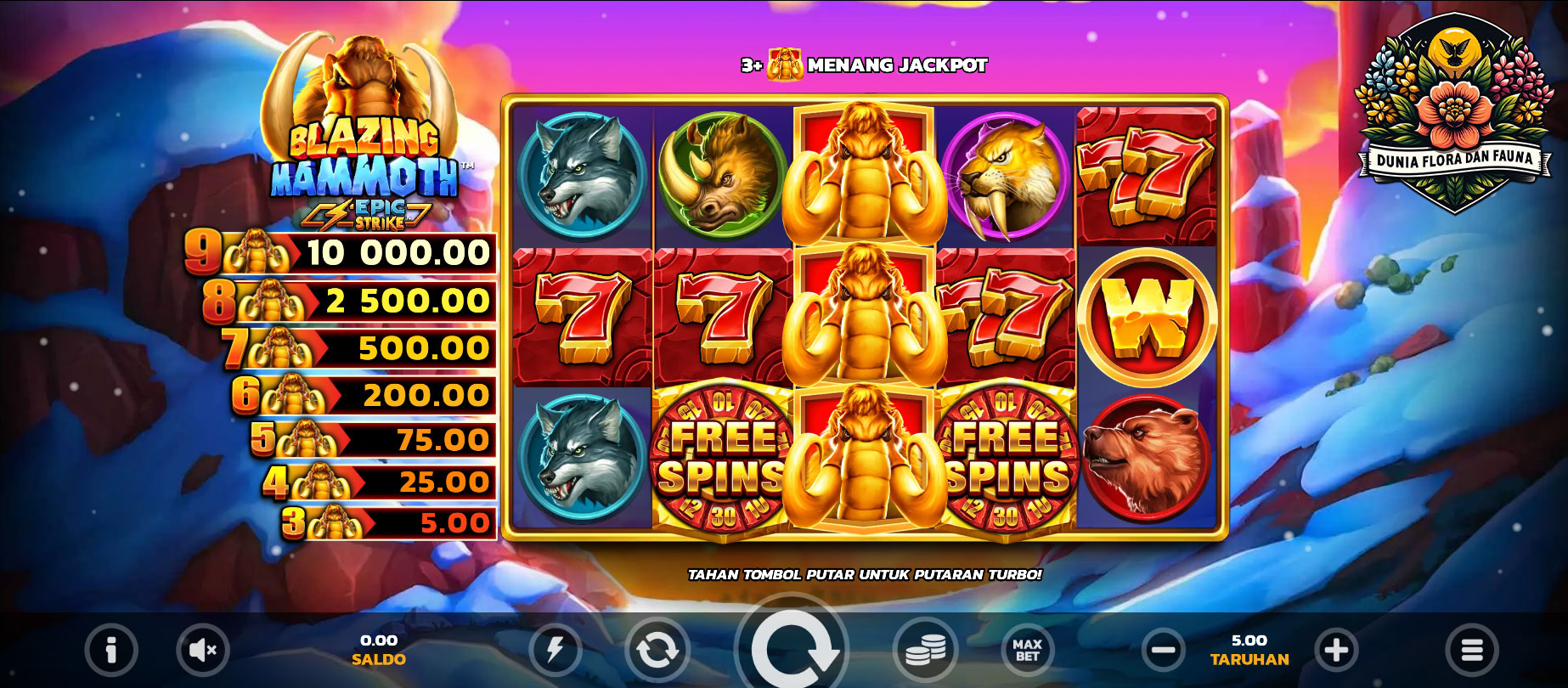 Blazing Mammoth: Keberuntungan Besar Menanti di Dunia Mammoth