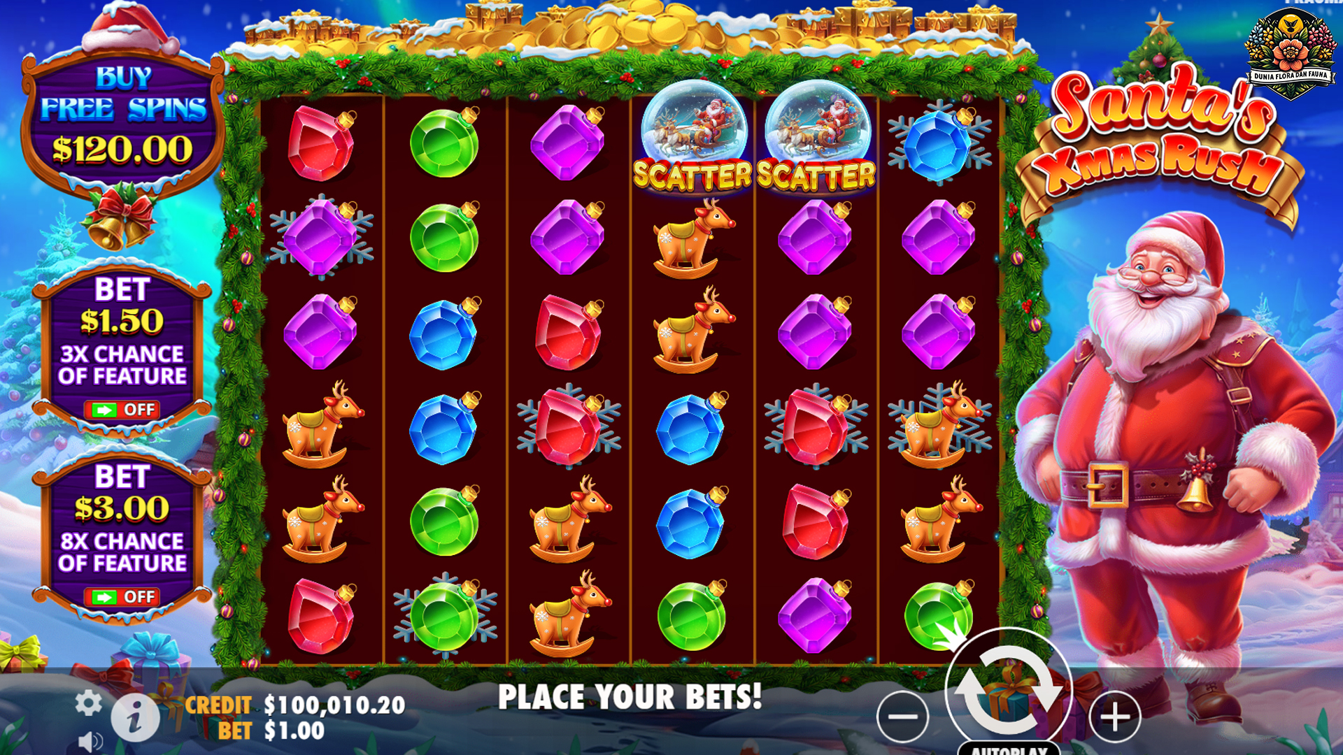 Nikmati Keceriaan Natal dengan Hadiah di Santa's Xmas Rush Slot
