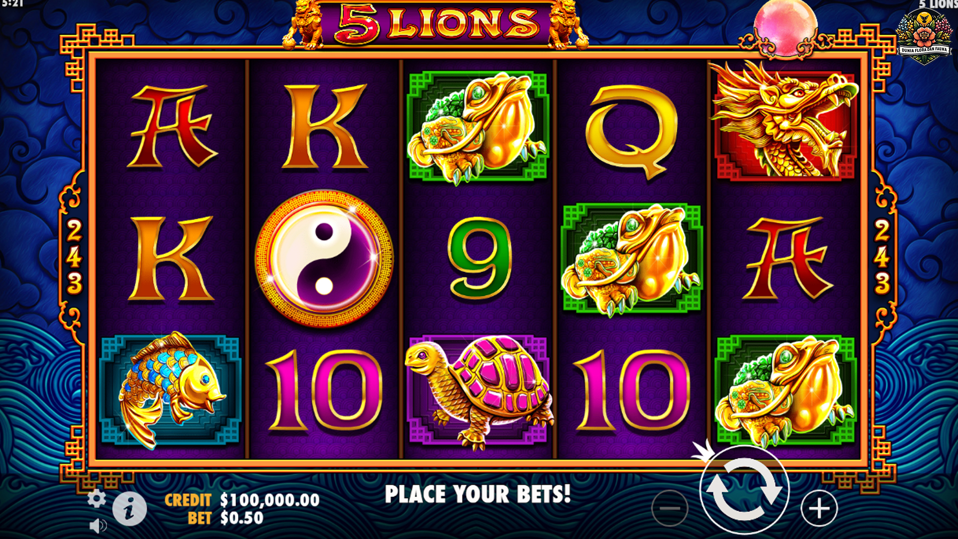 Slot 5 Lions: Keberuntungan Berlipat di Balik Setiap Simbol