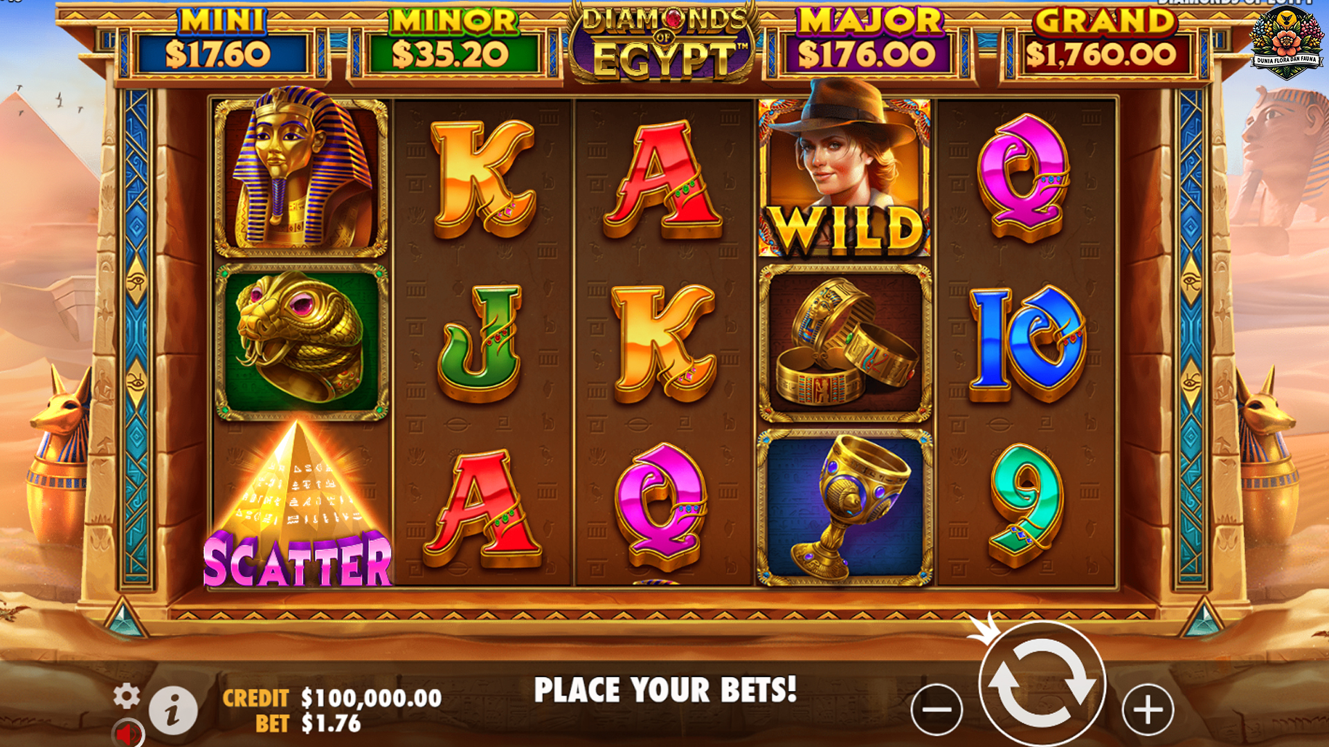 Diamonds of Egypt Slot: Menyingkap Harta Karun di Tanah Firaun