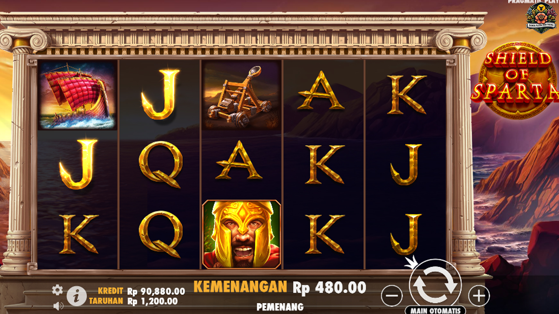 Jadi Spartan Tangguh di Slot Shield Of Sparta & Bawa Bonus Gila2