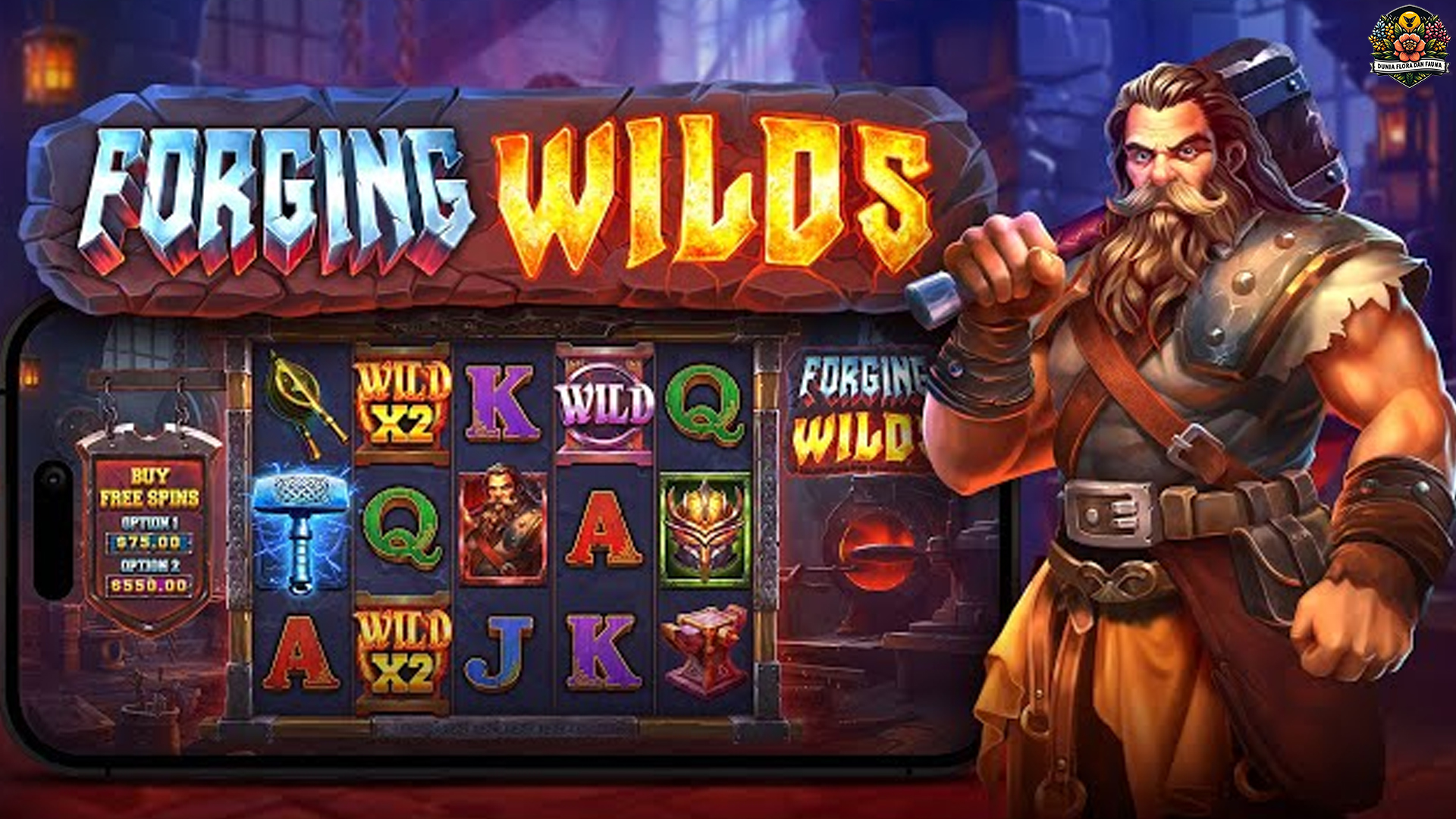 Cnnslot Asli Tampilkan Forging Wilds Lengkap 5 Fitur Rahasia
