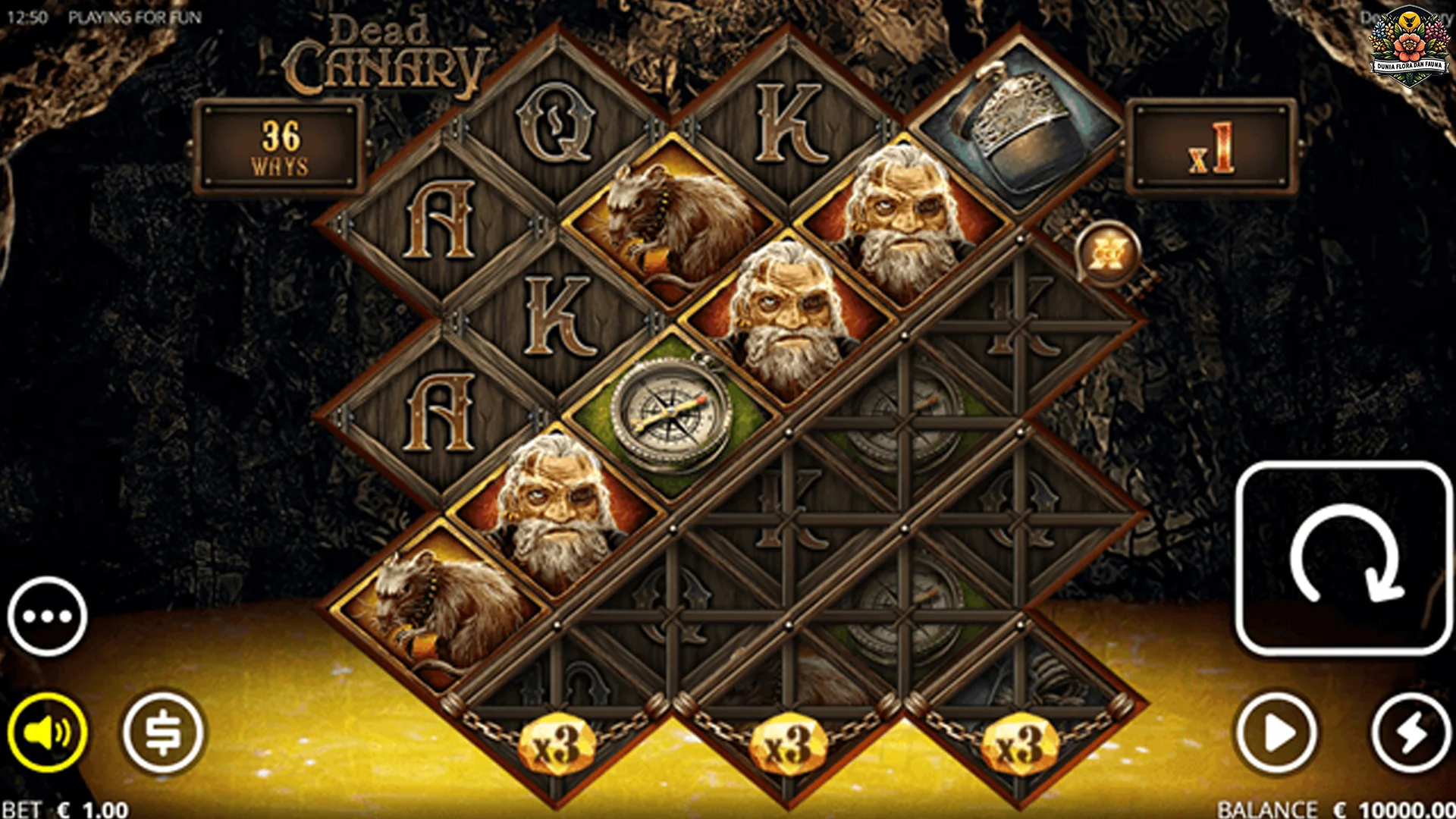 Tema Horor Dead Canary dan Multiplier Hingga 50x Lipat